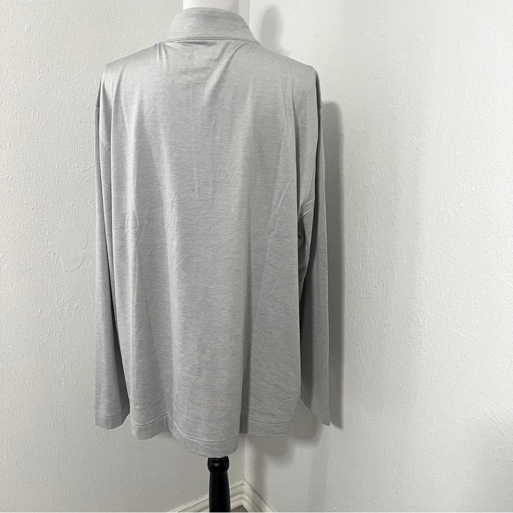 NWT Greg Norman Mens XXL Quarter Zip Golf Pullover Stretch Fleece Lined Play-Dri - Picture 6 of 10
